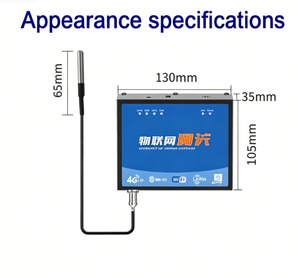 <span class=keywords><strong>MINQIN</strong></span> Blauer IoT Bodenfeuchte- und Temperatursensor Datenlogger APP RS485 IP68 Landwirtschaft Umwelt-Datenlogger - Product Image 1
