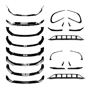 Amp-Z Mercedes-Benz Spoiler avant en fibre de carbone, finition mate, style tuning pour les classes A, C, E, CLS, GLC, GLE - Product Image 5