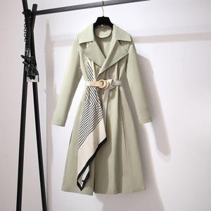 Manteau décontracté à manches longues avec ceinture pour l'automne, tendance et élégant - Product Image 2