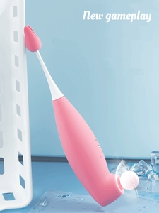Chim Gõ Kiến bút nữ Vibrator Vibrator khiêu dâm Tán Tỉnh thủ dâm Silicone + ABS Sản phẩm dành cho người lớn - Product Image 4