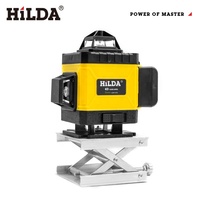 Niveau laser 4D HILDA 16 lignes, outil 360°, niveau laser rotatif 4D 16 lignes