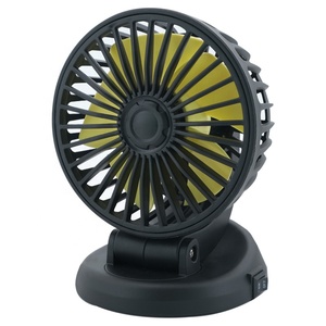 Ventilador Pequeño para Auto de 12v, Accesorio de Refrigeración, Ventilador Universal de 24v con USB, Enfriador de Aire para Camioneta, Vehículo, Auto, Mini Ventilador con Viento Potente - Product Image 3