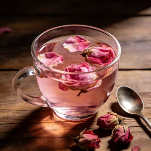 ชาสมุนไพรออร์แกนิคพรีเมียมจากดอกกุหลาบ ช่วยลดน้ำหนัก บำรุงผิว ต้านอนุมูลอิสระ กลิ่นหอมสดชื่น ชาธรรมชาติ 100% ชนิดใบชา 50 กรัม บรรจุภัณฑ์แบบซอง - Product Image 3