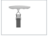Balance de bagages numérique électronique mini en ABS, 50 kg, avec rétroéclairage et sangle, alimentée par piles, pour voyage, vente en gros usine
