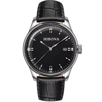 Correa de Reloj de Cuero de Lujo de Calidad, Relojes Mecánicos de Cuarzo con Cronógrafo, Relojes Personalizados con Logotipo de Marca