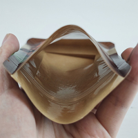 Pochettes scellées à fermeture éclair debout en papier kraft imprimées personnalisées sac d'emballage de bonbons au chocolat