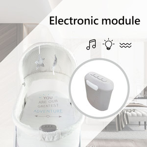 Cuna Eléctrica Multifuncional para Bebés, Cuna de Cabecera Versátil, Cuna con Móvil de Juguetes - Product Image 4