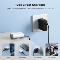 K&F Concept Cocok untuk Fujifilm X-T5, X-S20, X-H2, 2-Pack 2400mAh NP-W235 Baterai Kamera Isi Ulang Baterai Kamera Digital
