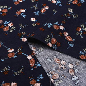 Tissu en <span class=keywords><strong>coton</strong></span> et <span class=keywords><strong>lin</strong></span> imprimé de fleurs de dessin animé, largeur 145 cm, style bohème, pour chemises, robes, pantalons pour enfants, costumes, couettes de lit - Product Image 2