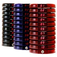 Système d'appel de radiomessagerie sans fil pour restaurant Coaster Vibrate Buzzer Receiver pour Cafe Food Truck