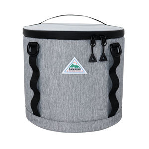 Bolsa de Camping Reutilizable con Forma de Barril, Ecológica, de Gran Capacidad, para Exteriores, con Material de Poliéster, Impermeable y Aislada para Bebidas - Product Image 1