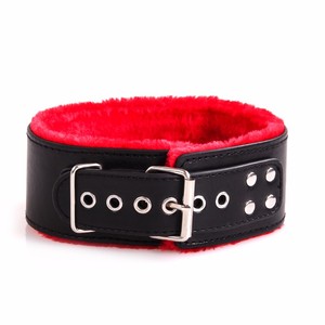 Set <span class=keywords><strong>BDSM</strong></span> per Coppie, Giochi di Ruolo, Manette in Pelle, Cavigliere, Frusta, Bavaglio, Collare, Set Bondage Marca MUQU, Nero e Rosso, Gioco per Adulti - Product Image 5
