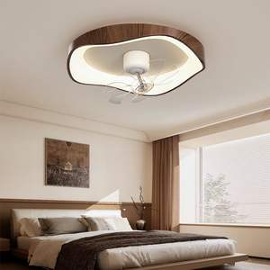 Lámpara de <span class=keywords><strong>Techo</strong></span> Moderna y Sencilla de Plástico para Estudio, 6000K Luz Diurna, Espectro Completo, Protección Ocular, Fuente de Luz LED Integrada, Ventilador para Sala de Estar - Product Image 4