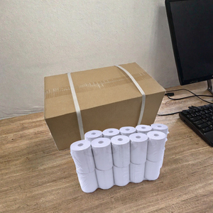 Rollo de Papel Térmico para Fax Impreso Personalizado de Fábrica, 57 mm, 48 g/m², Beijing Sin Marca, para Caja Registradora - Product Image 3