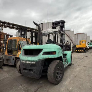 Chariot élévateur Mitsubishi FD150 FD180 FD240 d'occasion, 15 tonnes, moteur diesel, déplacement latéral, en excellent état de fonctionnement, à vendre - Product Image 1