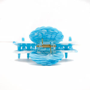 Pinzas para el Cabello de Acetato con Forma de Concha Marina, Estilo Oceánico, Personalizadas y Sencillas, Accesorios para el Cabello de Mujer al por Mayor. - Product Image 5