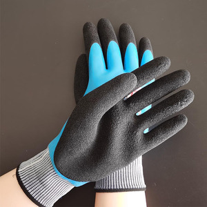 Gants en caoutchouc doublés de polaire Altair NL588, 13 points de couture, résistants à l'usure, antidérapants, épais, pour la sécurité sur les chantiers - Product Image 1