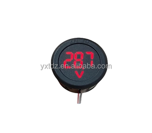Voltímetro Digital LED de CC de 2 Cables, 4-100V, con Protección Contra Polaridad Inversa, Panel de Medición de Voltaje - Product Image 2