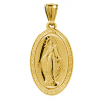 CHENG BIJOWELERS Vente en gros Vierge Marie Pendentif Femmes Bijoux de Corps Plaqué Or 925 Argent Sterling Géométrique Mère Marier Pendentif
