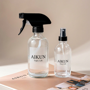 Aikun - Juego de Cajas de Regalo con Fragancia para Interiores, en Envases de Vidrio Transparente Compactos de 200 ml y 100 ml, Personalizables al por Mayor, para el Hogar, Baño y Hotel - Product Image 3