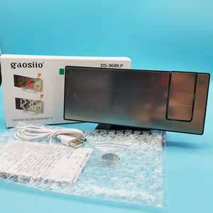 Reloj Despertador Digital LED Inteligente con Proyector, Reloj Electrónico de Escritorio USB con Proyección de Hora de 180°, Función de Snooze - Product Image 6