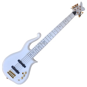 กีตาร์เบสไฟฟ้า Flyoung Metal White <span class=keywords><strong>5</strong></span> <span class=keywords><strong>สาย</strong></span> ขายดี <span class=keywords><strong>ราคา</strong></span>โรงงาน - Product Image 1