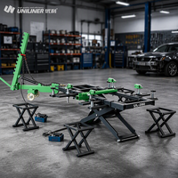 Banc d'alignement de châssis UL-280 à double vérin ultra-mince pour la réparation de carrosseries de véhicules accidentés en atelier