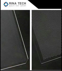 Placa guía de luz PMMA de tipo descendente para iluminación de techo redonda ultrafina, precio asequible, líneas de grabado LGP, Rina Tech, gran venta. - Product Image 6