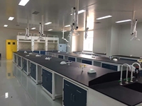 Mesa de Laboratorio Dental con Estructura de Acero, Mesa de Laboratorio de Fisiología, Química y Patología, Superficie de Resina Fenólica Azul de 12.7mm, Fregadero de PP