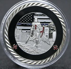 Moneda Conmemorativa Personalizada de Colección de Caballero Guardián, de Aleación de Zinc 3D en Relieve, Tamaño Personalizado, Venta al por Mayor - Product Image 5
