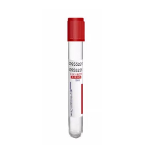 Tabung Pengumpul Darah Vakum Hewan Merah Berkualitas Tinggi Grosir 5ml Bahan Habis Pakai Laboratorium PP Tanpa Aditif Penggunaan Ternak CE - Product Image 2