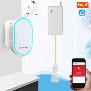 KONLEN-Capteur de détection de fuite Tuya Wi-Fi ABS Alarme de niveau de liquide pour la cuisine et la salle de bain avec alerte de fuite - Product Image 2