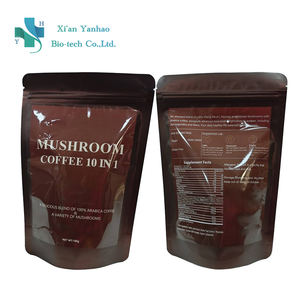 Complément alimentaire à base de plantes en gros, marque privée OEM, biologique, café instantané aux champignons 10 en 1 - Product Image 2