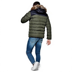 Chaqueta de Plumón con Capucha de Alta Calidad, Personalizada, Talla Grande, Abrigo Acolchado Grueso de Invierno para Hombre - Product Image 2