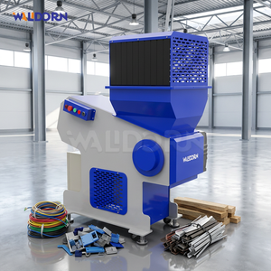 D350 Single Shaft Cable Wire Granulator <b>Pre</b> Shredding Dry <b>Electric</b> Automatic Crushing Separator Machine - Product Image 1