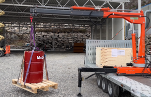 1.3ton điều khiển từ xa <span class=keywords><strong>mini</strong></span> Pickup Truck <span class=keywords><strong>Crane</strong></span> với thủy lực outriggers - Product Image 2