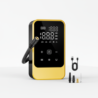 Nouvelle pompe à air sans fil portable pour voiture, en ABS, mini gonfleur de pneus numérique électrique portatif, moniteur de pression des pneus de voiture