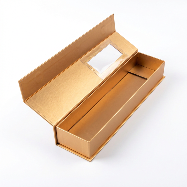 Hot Sell Luxury Hair Extension Packaging Boxes Customized Magnetic Rigid Gold Color Paper Box for Wig Bundles With Gold Stamping