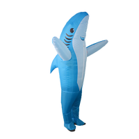 Costumes gonflables d'Halloween pour adultes, costume de requin gonflable pour Halloween, cosplay, fête