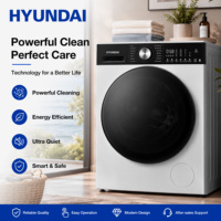 HYUNDAI 8kg Large Capacity Front Load Washing Machine Fully Automatic Laundry Washer with BLDC Motor Energy Efficient Design