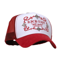 Casquettes de camionneur en maille respirantes et imperméables avec logo personnalisé pour marque Y2K Hip Hop, visière incurvée, logo brodé, ajustables, Barbas Hats G5
