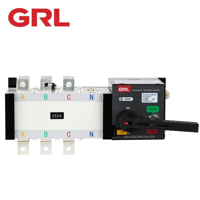 HGLD Generator Otomatis Transfer Switch Changeover Switch