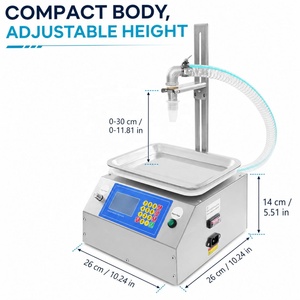 Machine de remplissage semi-automatique CSY-A7 pour pâte à tartiner au chocolat et crème <span class=keywords><strong>Nutella</strong></span>, <span class=keywords><strong>pompe</strong></span> à engrenages, bec de canard 7L - Product Image 6