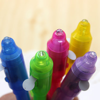 Nouveauté Creative Gift Drive Secret Invisible Ink Spy Pen avec lumière LED