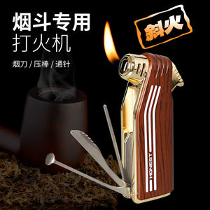 Honest Lighter With Cigarette Cutter Butane Refillable Travel Use - Product Image 4