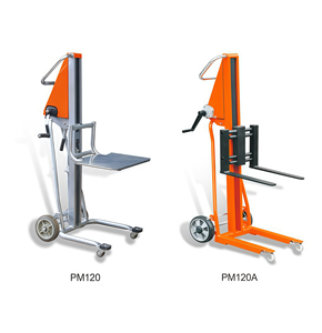 पोर्टेबल मिनी हैंड वाच स्टेकर वाहन ट्रॉली 120 किलोग्राम 1085 मिमी लिफ्ट ऊंचाई - Product Image 4