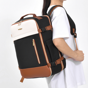 Sac à dos de grande capacité pour hommes avec multi-poches et extension à 180 degrés avec compartiment pour ordinateur indépendant - Product Image 6