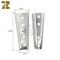 Venta al por mayor de fábrica: Conectores de metal de hierro de 9cm/12cm/13cm (120mm) para muebles, bisagras de unión para sofá y cama con herrajes de conexión cincados.