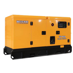 24kw חזק 30kw 40kw 50kw גנרטור דיזל שותק להגדיר עם 1 שנה אחריות רעש נמוך שיעור צריכת דלק גבוהה - Product Image 1