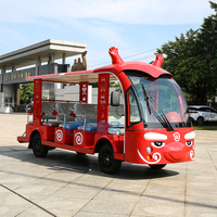 Mini bus de transit de ville de carton moyen électrique pur pour l'école et les taches scéniques mini bus électrique de 14 passagers